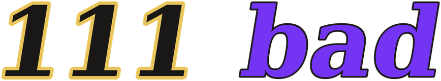 111 bad logo